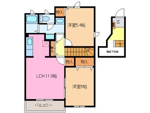 メゾン　アンジュＣ棟の物件間取画像